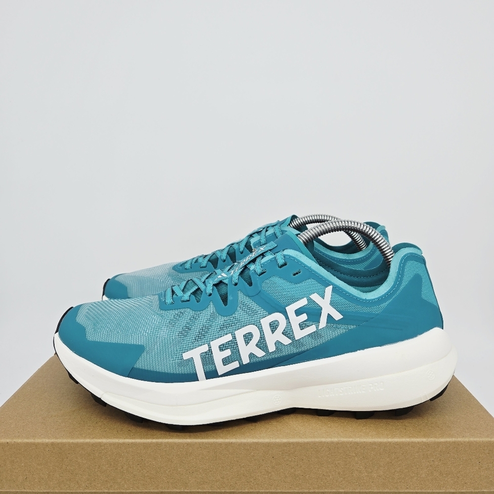 New Adidas Terrex Agravic Speed 'Pure Teal' Men's Trail Running Shoes Size 10.5